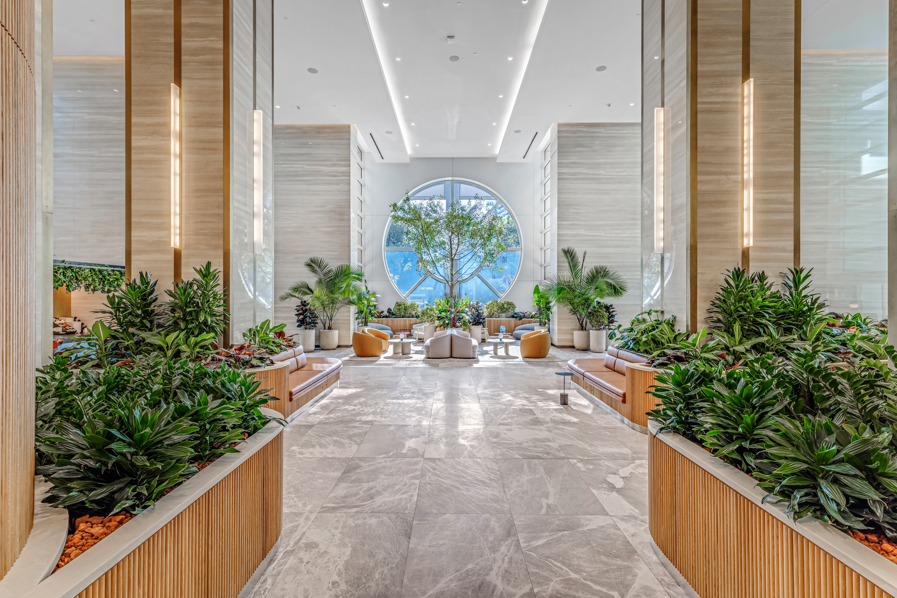 JRM Construction completes lobby renovation at 801 Brickwell Avenue